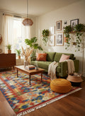 Living room decorated with Dariyaa Rug