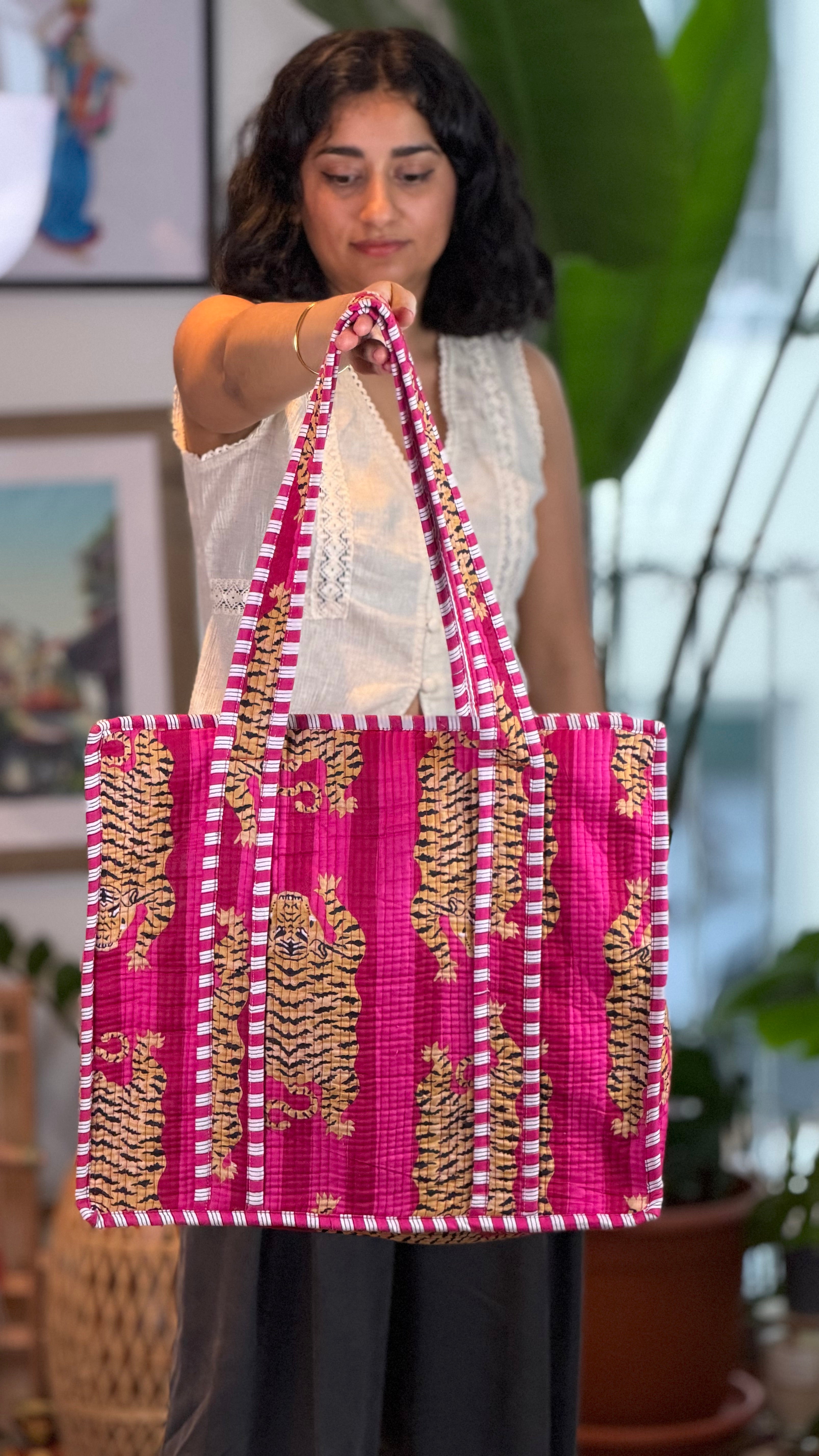 Tibetan Tiger Tote Bag