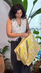 Yellow Blossom Tote Bag