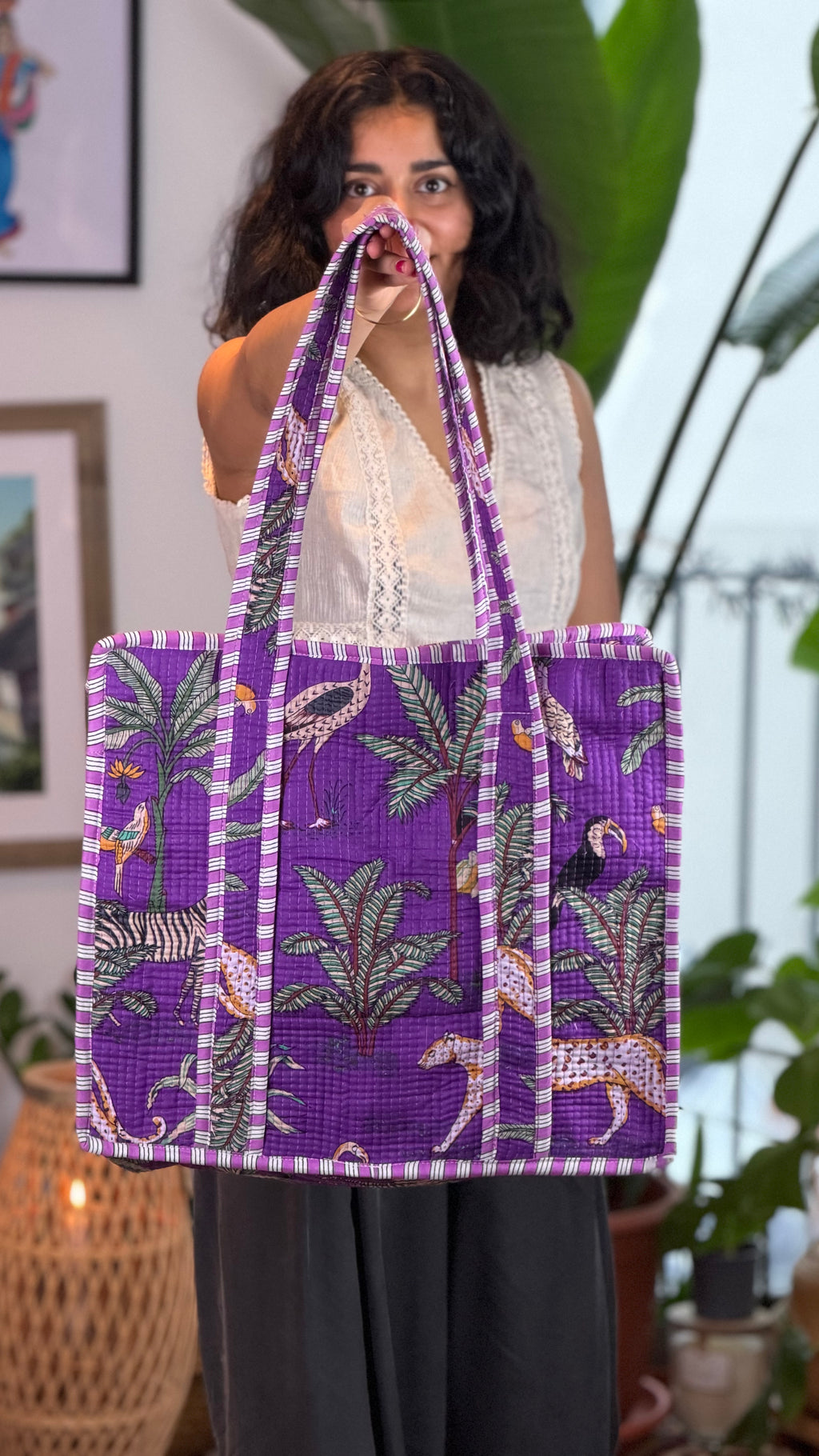 Violet Forest Tote Bag