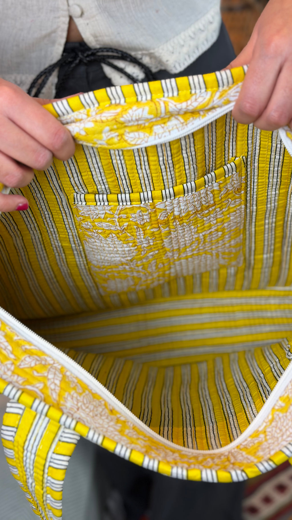 Yellow Blossom Tote Bag